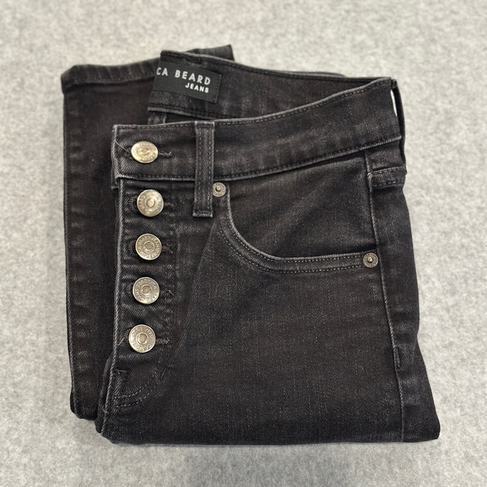Veronica Beard Debbie Skinny Jeans - Onyx - Picture 6 of 8